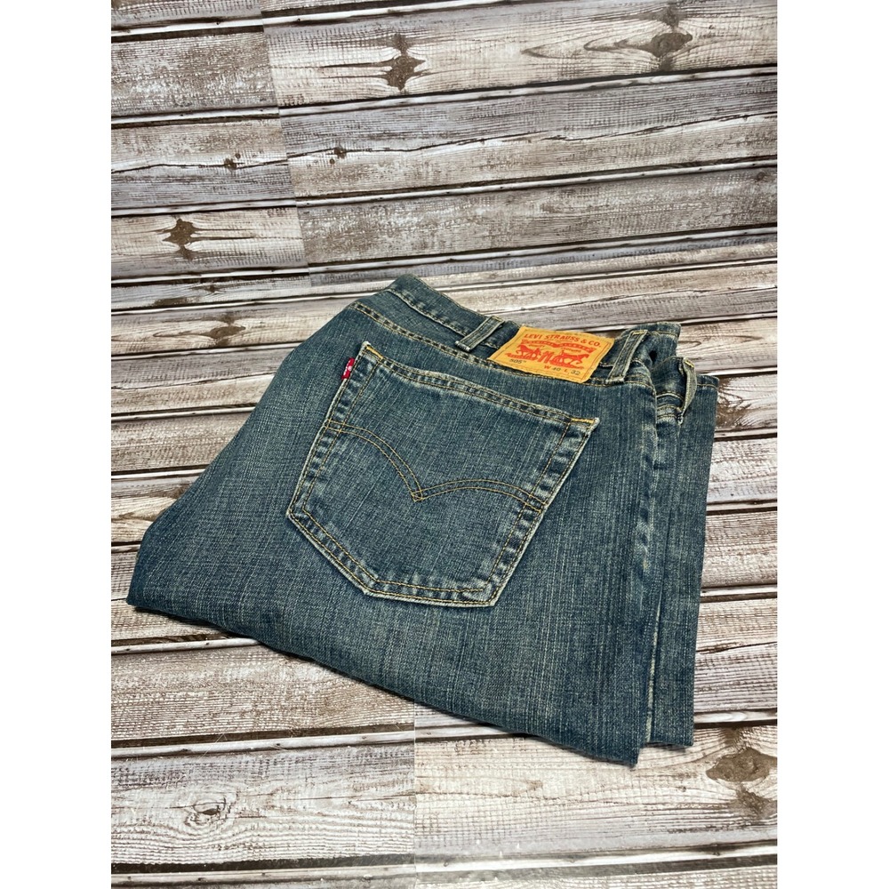 Levi's‎ 505 Relaxed Leg Jeans Medium Wash Denim Pants Mens Size 40x32